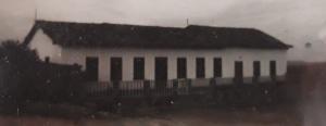 Foto da casa grande da Fazenda Guigó, em 1952. Reprodução