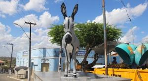 Monumento ao jegue. Foto: Camila Gabrielle
