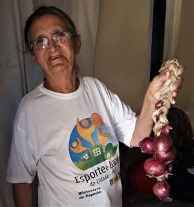 Maria Rosa Pereira, 68 anos, dona de casa e artesã. Foto: Paulo Oliveira