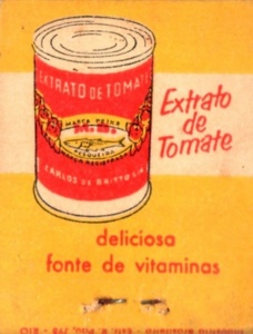Extrato de tomate Peixe. Reprodução de anúncio