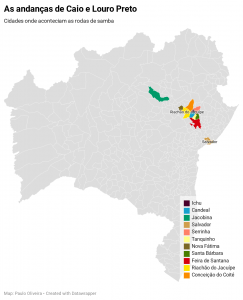 As andanças de Caio e Preto Louro