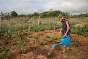 A agricultora Maria Neri de Carvalho, 63 anos, não troca Taquaril por nenhum outro luigar © Thomas Bauer