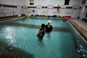 Mens Sana: piscina para reabilitação. Foto: Severino Silva