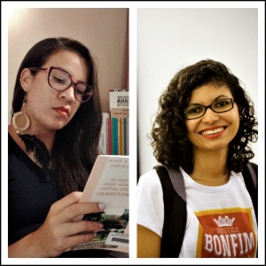 Kerollen e Adriana, criadoras do Podcast Calumbi. Divulgação