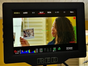 Making off do documentário sobre Maria Isabel para o prêmio Educadora Nota 10. Crédito: Ni Ribeiro