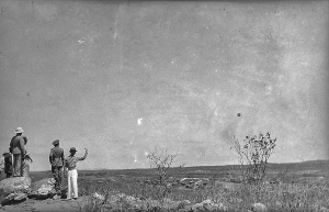 Presidente Getúlio Vargas visita Canutos. Foto: Agência Nacional/1940